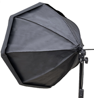 Kit d'Éclairage de Studio avec Deux Softbox Octogonales de 70 cm, Lampes LED 85W-150W pour Photographie Professionnelle