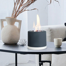 Cheminée à éthanol moderne autoportante pour intérieur/extérieur avec fonctions de chauffage et de décoration - Product Image 3