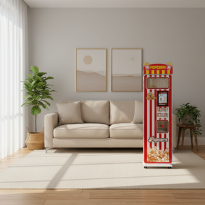 Máquina de Palomitas de Maíz Eléctrica Automática Comercial de Acero Inoxidable 220V para <span class=keywords><strong>Cine</strong></span> y Fiestas - Product Image 1