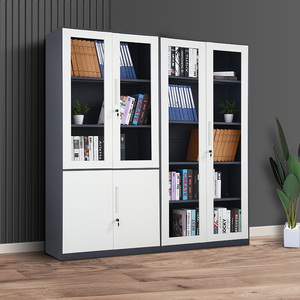 Classeur en acier de conception moderne stockage convertible réglable modulaire en métal bon marché pour l'hôpital d'école de bureau - Product Image 2