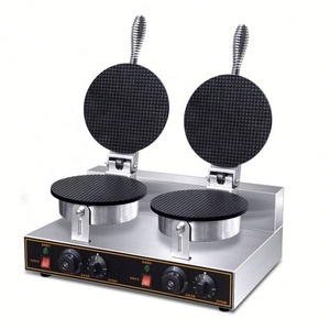 Nouvelle machine à gaufres en acier inoxydable électrique commerciale avec commande tactile, légère et portable pour les restaurants - Product Image 4