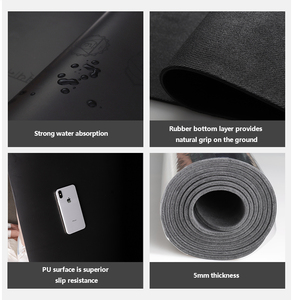 Tapis de yoga personnalisé de 8 mm <span class=keywords><strong>d</strong></span>'épaisseur, 1 pouce, pour les sports <span class=keywords><strong>d</strong></span>'<span class=keywords><strong>action</strong></span>, exercices directs, facile à nettoyer, <span class=keywords><strong>meilleur</strong></span> caoutchouc naturel non toxique - Product Image 4