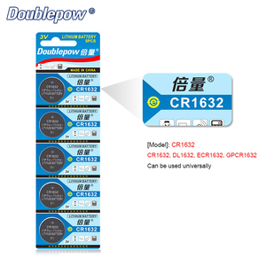 Doublepow 3V CR1632 120mA <span class=keywords><strong>Lithium</strong></span> đồng xu nút di động xem pin Pin Chính cho đồ chơi điện tử tiêu dùng thiết bị gia dụng - Product Image 4
