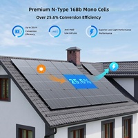 Panneau solaire monocristallin haute performance 260W, module de chargeur PV pour kit d'alimentation commercial et résidentiel