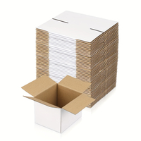 Caja de Cartón Corrugado de Tres Capas, Ecológica, Portátil, Reciclable, Moderna y de Lujo para Transporte