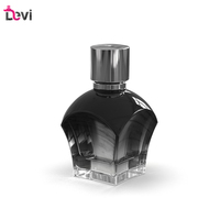 Flacons de parfum en verre Devi 100 ml, vaporisateur vintage pour femme et homme, conteneur vide rechargeable, carton