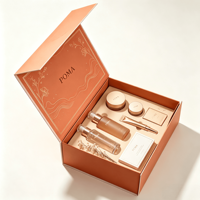 Caja de Regalo Magnética de Cartón de Lujo para Cosméticos, con Logotipo Personalizado