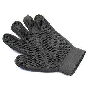 Guanto della spazzola di Deshedding dello strumento di vendita calda di toelettatura dell'animale domestico all'ingrosso - Product Image 4