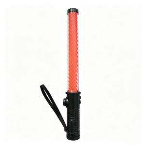 Bâton lumineux de signalisation LED portable 39 cm, lampe de signalisation longue durée avec clip pour application multi-scènes - Product Image 1