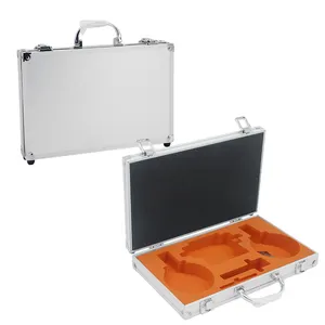 Valise en aluminium à cadre en métal dur avec boîte à outils personnalisée en mousse EVA en aluminium fabricant Ningbo prix d'usine