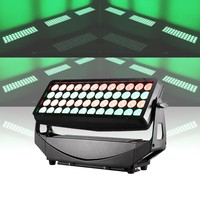Светодиодный матричный светильник для улицы 48*20W RGBW 4-в-1, IP65, DMX512, с независимым управлением по восьми сегментам, алюминиевый корпус, высокий CRI 90