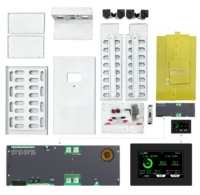 Kit de Caja de Batería LiFePO4 de Alta Calidad para Bricolaje, 51.2V 16S 200A BMS 280Ah-314Ah, Almacenamiento de Energía Solar Apilable, Pantalla LCD, Certificación CE