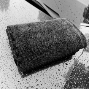 Car Cleaning <b>Towel</b> <b>Microfiber</b> Rectangle Quick Dry For Car Solid Color Knitted - Product Image 2