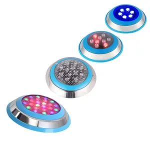 2700K ~ 7000K 6W piscine sous-marine led IP68 12V AC chauffe-piscine