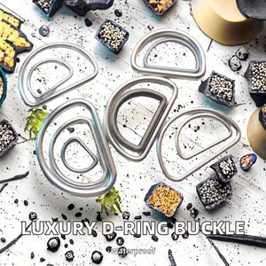 อุปกรณ์เสริมเสื้อผ้ากันน้ำแบบหรูหราทำจากโลหะผสมสังกะสี เป็นมิตรกับสิ่งแวดล้อม ห่วงรูปตัว D สำหรับกระเป๋าเดินทาง ส่งตรงจากผู้ผลิตมืออาชีพ - Product Image 2