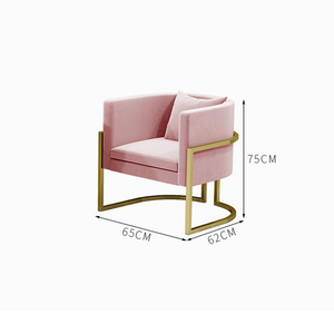 Juego de mesa y sillas de estilo lujoso en mármol - Mesa de maquillaje moderna y sencilla para dos personas - Silla con respaldo - Product Image 1