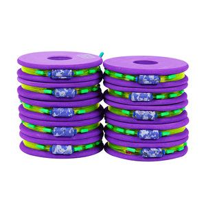 Juego de Líneas de Pesca Purple Axis Group, Línea Principal de Seda Cruda de Alta Resistencia de 7.2M con Línea Líder Atada para Pesca en Competición - Product Image 2