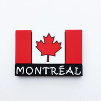 Vente en gros d'aimants de réfrigérateur en résine personnalisés de haute qualité, décoratifs, commémoratifs, du Canada, du Québec et de Montréal