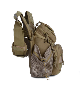 DFC01 10L Sac à bandoulière tactique en daim imperméable avec système Molle pour appareil photo, pochettes d'épaule en camouflage - Product Image 2