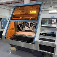 Machine de perçage et de fraisage CNC à 2 broches pour circuits imprimés et fibres de carbone, routeur haute vitesse pour l'assemblage de prototypes de circuits imprimés