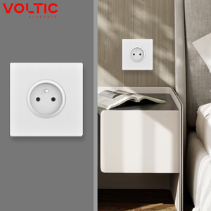 Interruptor de Parede de 2 Teclas (1 ou 2 Vias) em Plástico Padrão Francês Tipo Tradicional - Mais Vendido - Product Image 2