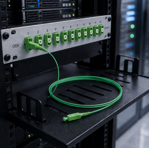 สายแพทช์ไฟเบอร์ออปติก FASO SM 9/125 G.657A2 SC/APC Aqua 1.6 มม. LSZH 3.5 ม. FTTH 5G พร้อมการรับประกัน 7-15 ปี และค่า IL<0.2dB - Product Image 1