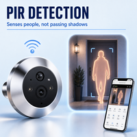 WiFi Video Door Phone 1080P HD Day/Night Auto Switch Night Vision USB Powered Easy Installation CameraTuya