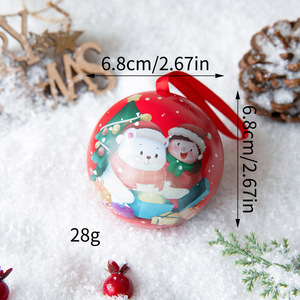 Máy làm đồ trang trí Giáng sinh hình cầu nhiều màu sắc, tùy chỉnh, quà lưu niệm, bán buôn, thủ công cổ điển - Product Image 6