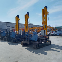 Nouvelle Foreuse Rotative FT à Moteur Diesel, Pileuse Hydraulique, Mobilité sur Chenilles et sur Roues, Profondeur Personnalisable, Moteur Cummins