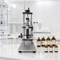 Machine à eau et boissons pneumatique semi-automatique haute précision à commande par pédale pour la production des petites entreprises, ensemble 500 ml