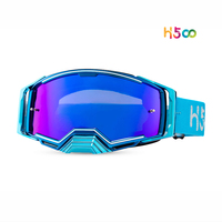 Masques de moto tout-terrain personnalisés avec logo Cool Uv400 Protect, lunettes de moto pour course rapide en plein air