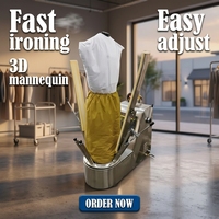 Machine à repasser à la vapeur industrielle pour vêtements, chemises, vestes, uniformes, nécessitant une chaudière à vapeur de 6 kW