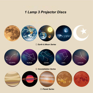 <span class=keywords><strong>Projecteur</strong></span> d'étoiles USB rechargeable 5V RGB LED, design moderne, lampe de nuit pour la maison et la chambre, lampe de chevet, cadeau de Noël - Product Image 5