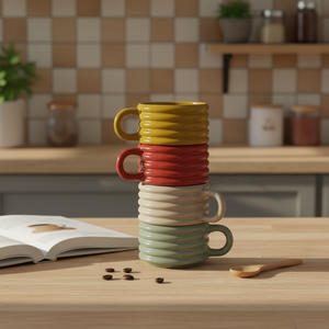 Tasses à café en céramique de porcelaine créatives de qualité supérieure, motifs amusants de dessins animés, cadeaux d'affaires originaux, personnalisables par sublimation, conformes aux normes alimentaires - Product Image 3