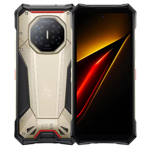 DOOGEE S300 Plus Rugged Phone 5G Android 16 Dimensity 8300 48GB+1TB 6.78" 11000mAh Gemini AI LED Light Smartphone