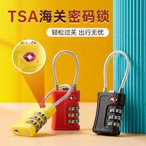 Tsa Combination Padlock For Luggage Travel <b>Security</b> Mechanical Abs Powder Coated 4mm Lock <b>Bar</b> - Product Image 1