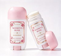 Déodorant stick pour femmes à la fleur de cerisier, parfum longue durée, déodorant solide naturel anti-transpirant, étiquette privée