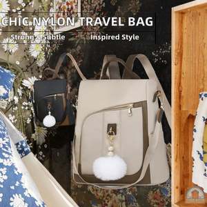 Mochila de viaje de cuero marrón con aspecto vintage de nuevo estilo, mochila de oficina de cuero de gran capacidad, bolso de viaje. - Product Image 2