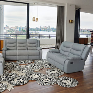 リクライニングチェアリクライニングソファセットエアレザー高级リクライニングチェアソファドロップテーブル収納 - Product Image 2