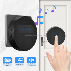 ไม่จำเป็นต้องใช้แบตเตอรี่กันน้ำระยะ300เมตร EU US UK ปลั๊กไร้สายกริ่งประตูแบบไร้สาย - Product Image 2