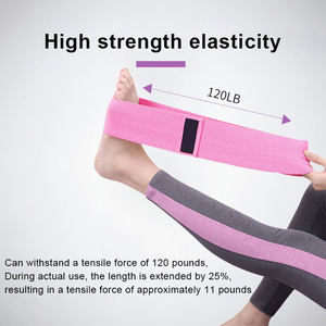 Bandes de résistance de haute qualité pour le fitness, bandes de résistance en tissu, bande de résistance pour les hanches - Product Image 6