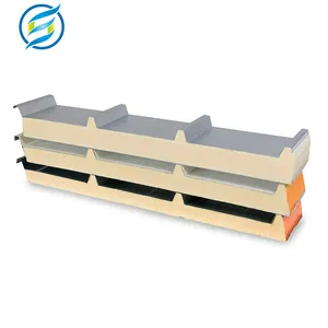 Soundproof Insulated Steel 50mm EPS Sandwich Panel isolation polyurethane EPS foam sandwitch panel for Wall