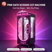 ZDYS Machine de jeu d'amusement d'intérieur à monnayeur, jeu à prix, machine de découpe de prix pour salle de jeux intérieure, Pink Date