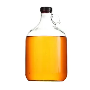 California 32oz 1L Growler Verre Bière Vin Bouteille California Vin Bocaux avec Petite Poignée et Couvercle en Plastique