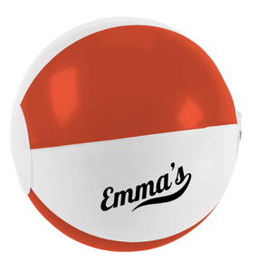 Ballon de plage bicolore de 6 pouces, impression de logo personnalisée, cadeau promotionnel gonflable, cadeau publicitaire en gros, jouet publicitaire - Product Image 2