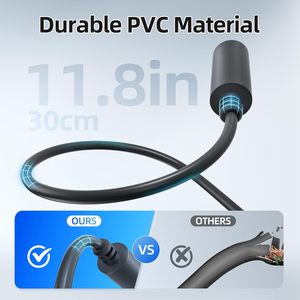 Câble d'extension DaierTek Starlink 0,98 pied (30 cm) Femelle-Femelle, Connecteur DC, Étanche IP65, PVC, Calibre 18 - Product Image 5