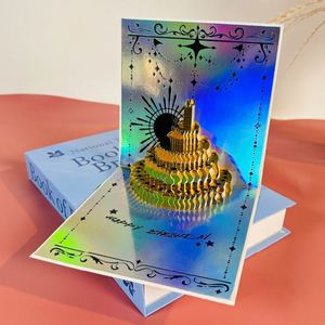 Cartes de vœux musicales les plus vendues avec lampes torche, cartes lumineuses 3D pour anniversaires et Noël - Product Image 2