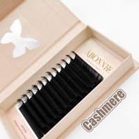 Extensions de cils 0.03mm Mega Volume, 0.05 .07mm Russian Volume, 0.10 .12 .15 .18 .20mm Classic C D Curl, 5-25mm