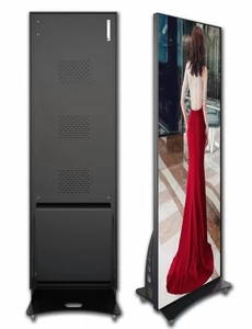 Ultra Delgado interior P2.5 P3 publicidad portátil LED cartel Digital 2,5mm paso de píxeles con soporte plegable para uso en centro comercial - Product Image 6