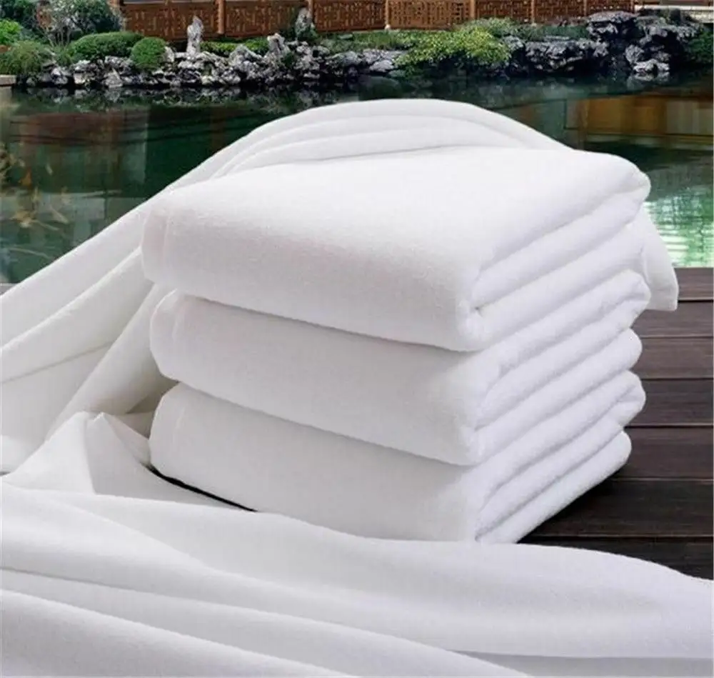 Wholesale High Quality Full Cotton Terry Bath Set China Made And Linen Customized Beach Pool Spa Towel 30*60 For Hotel